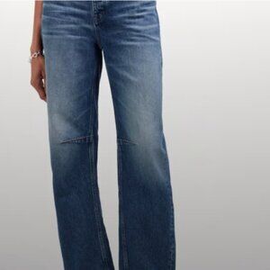 Madewell Darted Barrel-Leg Jean 27 Irmo Wash